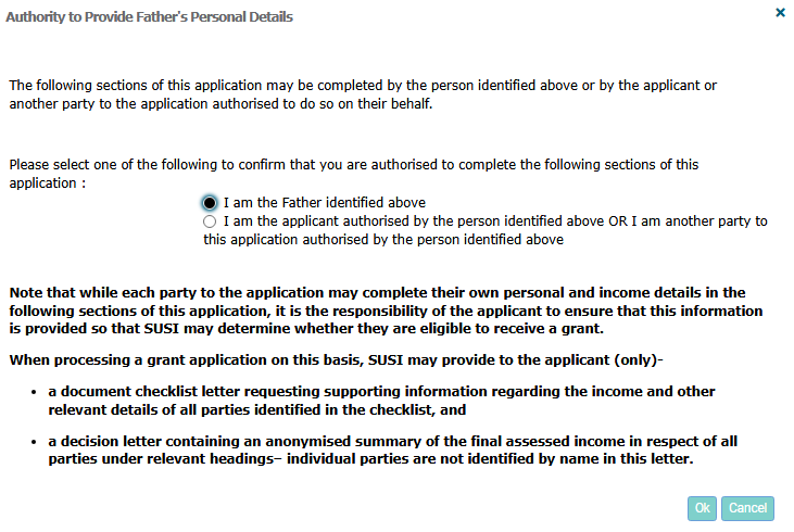 Image of Other parties authority to provide details