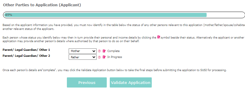 image of Other parties vlaidate applicaiton