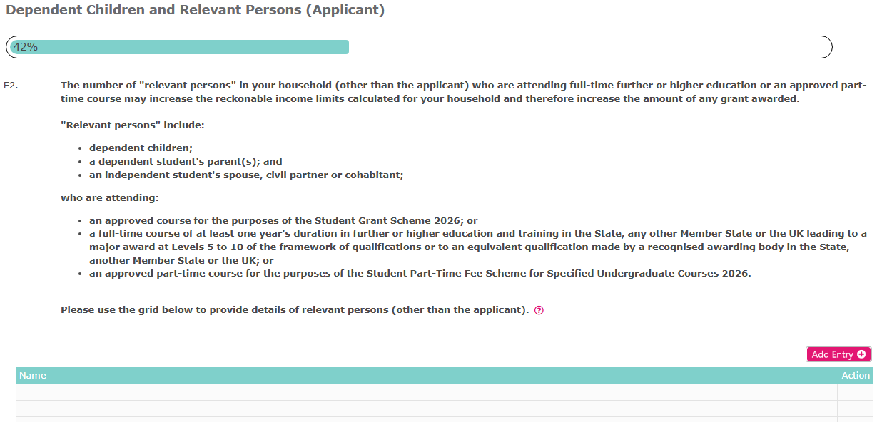 Relevant Person - E2