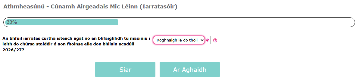 Reassessment Irish - OFA